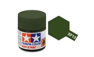 Tamiya Acrylic Flat Paint (10ml) - J.a. Green