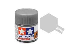 Tamiya Acrylic Flat Paint (10ml) - Flat Aluminum