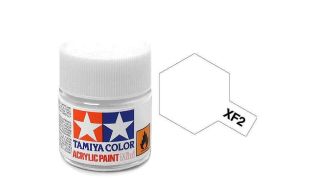 Tamiya Acrylic Flat Paint (10ml) - Flat White
