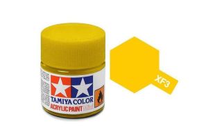 Tamiya Acrylic Flat Paint (10ml) - Flat Yellow