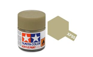 Tamiya Acrylic Flat Paint (10ml) - Deck Tan