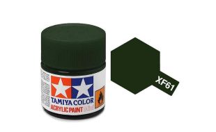 Tamiya Acrylic Flat Paint (10ml) - Dark Green
