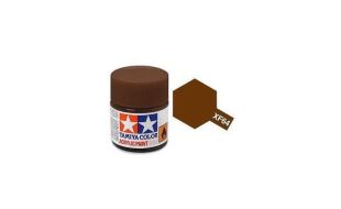 Tamiya Acrylic Flat Paint (10ml) - Red Brown