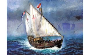 Zvezda 1/100 Scale Christopher Columbus Expedition Ship Model Kit