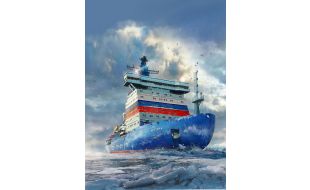Zvezda 1/350 Scale "Arktika" Russian Nuclear Icebreaker Model Kit
