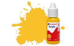 Humbrol Acrylic Dropper Bottles 14ml - Matt - Trainer Yellow