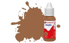 Humbrol Acrylic Dropper Bottles 14ml - Matt - Natural Wood