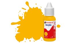 Humbrol Acrylic Dropper Bottles 14ml - Matt - Insignia Yellow