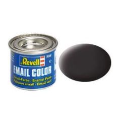 Revell Enamel Solid Matt Paint - Tar Black
