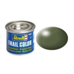 Revell Solid Silk Matt Enamel Paint - Olive Green