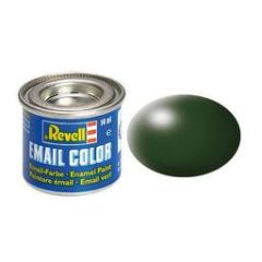 Revell Solid Silk Matt Enamel Paint - Dark Green