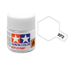 Tamiya Acrylic Flat Paint (10ml) - Flat White