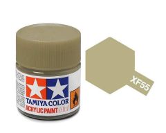 Tamiya Acrylic Flat Paint (10ml) - Deck Tan