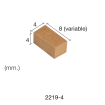 Aedes Ars Red Wall Stone 4 x 8 x 4 (Pack of 500 Stones)