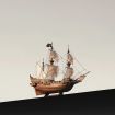 Occre 1/100 Scale Buccaneer Wooden Pirate Galleon Model Kit