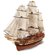 Occre 1/70 Scale Montañés Model Kit