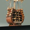 Occre 1/90 Scale Santisima Trinidad Cross Section Model Kit