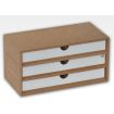 Hobbyzone 3 Drawers Module Landscape Orientation