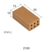 Aedes Ars Red Brick 15 x 30 x 10 (Pack of 25 Bricks)
