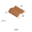 Aedes Ars Red Roof Tile 28 x 26 x 9 (Pack of 25 Tiles)