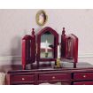 Mahogany Dressing Table Mirror for 12th Scale Dolls House