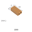 Aedes Ars Red Brick 7 x 14 x 5 (Pack of 150 Bricks)