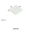 Aedes Ars White Tile 15 x 15 x 2 (Pack of 150 Tiles)