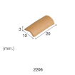 Aedes Ars Arabian Red Roof Tile 10 x 20 x 3 (Pack of 150 Tiles)