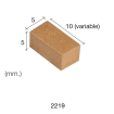 Aedes Ars Red Wall Stone 5 x 10 x 5 (Pack of 300 Stones)