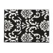 Black and White Modern Rug for 12th Scale Dolls House