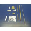 Dumas PT-212 Higgins MTB Preformed Hull Model Boat Kit 1257 - Running Gear Pack 