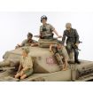 Tamiya 1/35 Scale German Tank Panzerkampfwagen IV Ausf.F & Motorcycle Set "North Africa" Model Kit