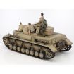 Tamiya 1/35 Scale German Tank Panzerkampfwagen IV Ausf.F & Motorcycle Set "North Africa" Model Kit