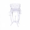 Large White Wire Jardinière for 12th Scale Dolls House