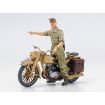 Tamiya 1/35 Scale German Tank Panzerkampfwagen IV Ausf.F & Motorcycle Set "North Africa" Model Kit