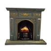 Large Grey and Gold Fireplace for 12th Scale Dolls House