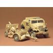 Tamiya 1/35 Scale British 25PDR Field Gun and Quad Gun Tractor Model Kit