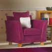 Soft Plum Armchair for 12th Scale Dolls House