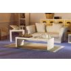 Modern White Low Table/ Shelf for 12th Scale Dolls House