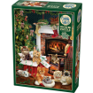 Cobble Hill Christmas Kittens 1000 Piece Jigsaw