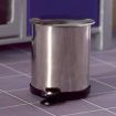 'Stainless Steel' Pedal Bin for 12th Scale Dolls House