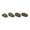 Branchline  Tarpaulin Covered Wagon Loads (x4) 44-545 OO Gauge