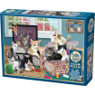 Cobble Hill Crafty Kittens 500 Piece Jigsaw