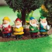 Four Jolly Little Gnomes for 12th Scale Dolls House