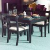 Black Dining Table & Four Chairs for 12th Scale Dolls House