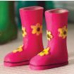 Floral Wellies for 12th Scale Dolls House