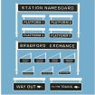 Peco Platform Signage OO Gauge