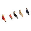 Peco Passengers Seated OO Gauge
