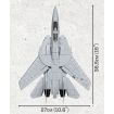 Cobi 1/48 Scale F-14A Tomcat Model Kit