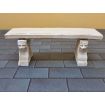 Stone Garden Seat for 12th Scale Dolls House